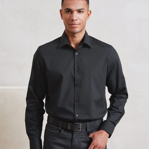 Long sleeve ‘Recyclight’ poplin shirt Thumbnail